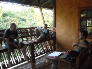 Gathering our wits and regrouping. 